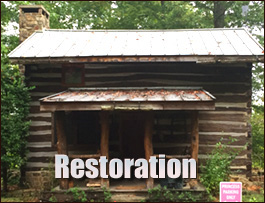 Historic Log Cabin Restoration  Holgate, Ohio